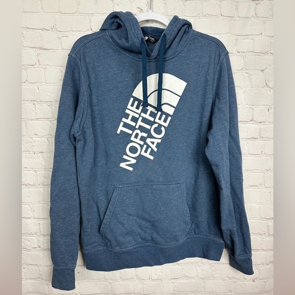 The North Face Men's Hoodie Long Sleeve Half‎ Dome Logo, sz M, GUC - Picture 1 of 6